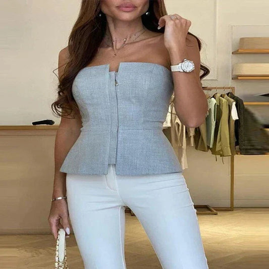 Dames tanktop van ademend materiaal – Malia