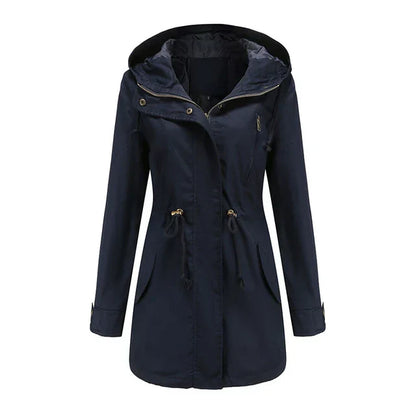Stijlvolle Dames Jas met Capuchon – Marielle