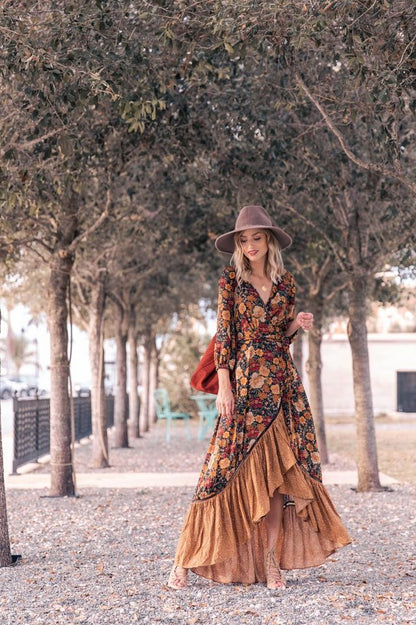 Bloemenprint Midi Jurk - Lily