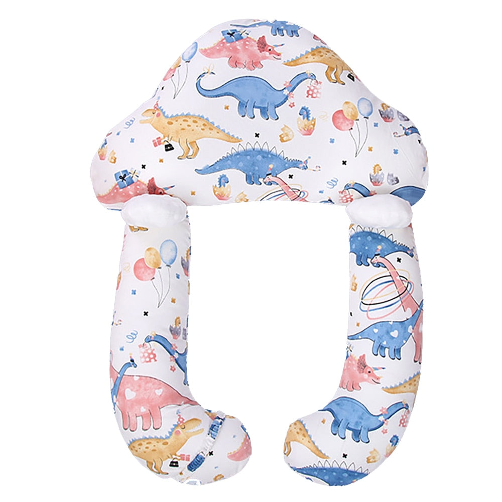 Ergonomisch katoenen babykussen voor een veilige en comfortabele slaap.