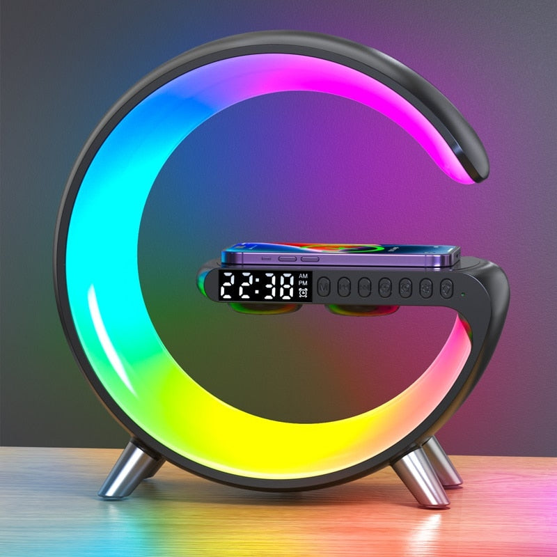 Draadloze Oplaadstation met Speaker - ChargeGlow