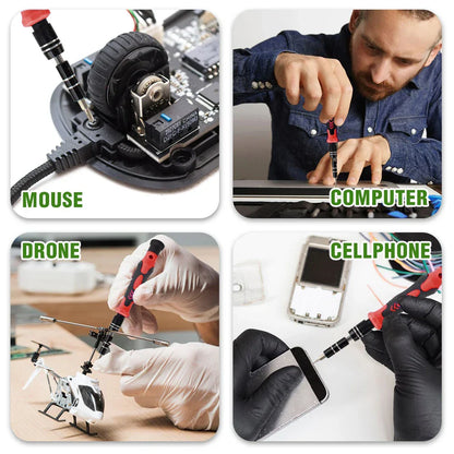 115-in-1 Precisie Schroevendraaierset met Magnetische Reparatietools – ProFix