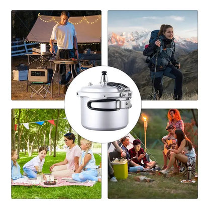 Camping Druk Cooker Aluminium Legering Draagbaar Buitenkookgerei – TrailMate
