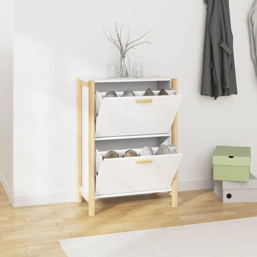 Slim Dressoir voor Schoenen met Deuren 57,5 × 33 × 80 cm – TidyStep