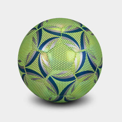 Lichtgevende voetbal met reflecterend effect – Voor speelplezier overdag en 's nachts