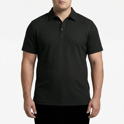 Short Sleeve Textured Polo Shirt - Emanuel