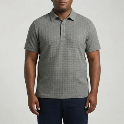 Short Sleeve Textured Polo Shirt - Emanuel