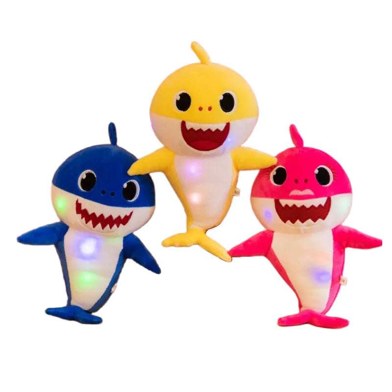 Zingende Haaienknuffel met Muziek en Licht - GlowShark