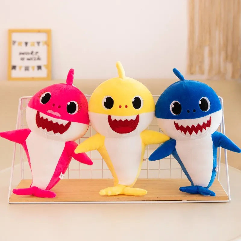 Zingende Haaienknuffel met Muziek en Licht - GlowShark