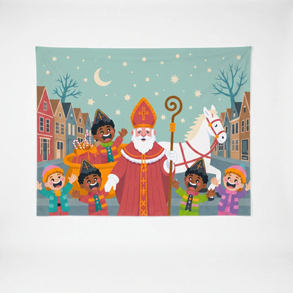 Sinterklaas Fotografie Achtergrond - FestivDrop
