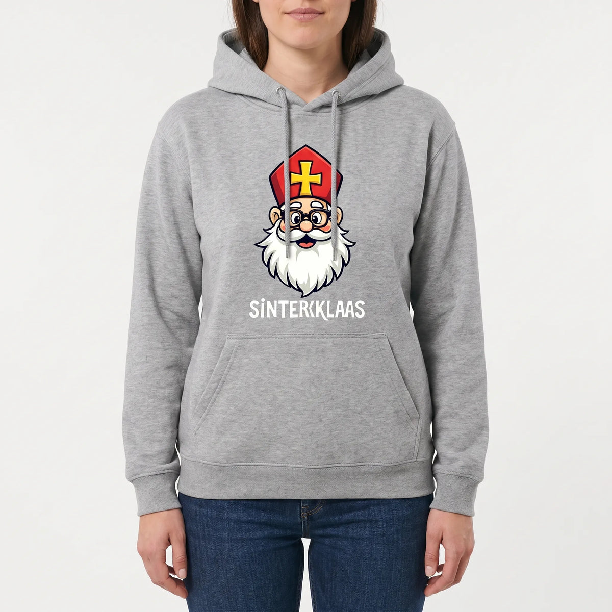 Sinterklaas Hoodie Met Feestelijke Print - Klaasina