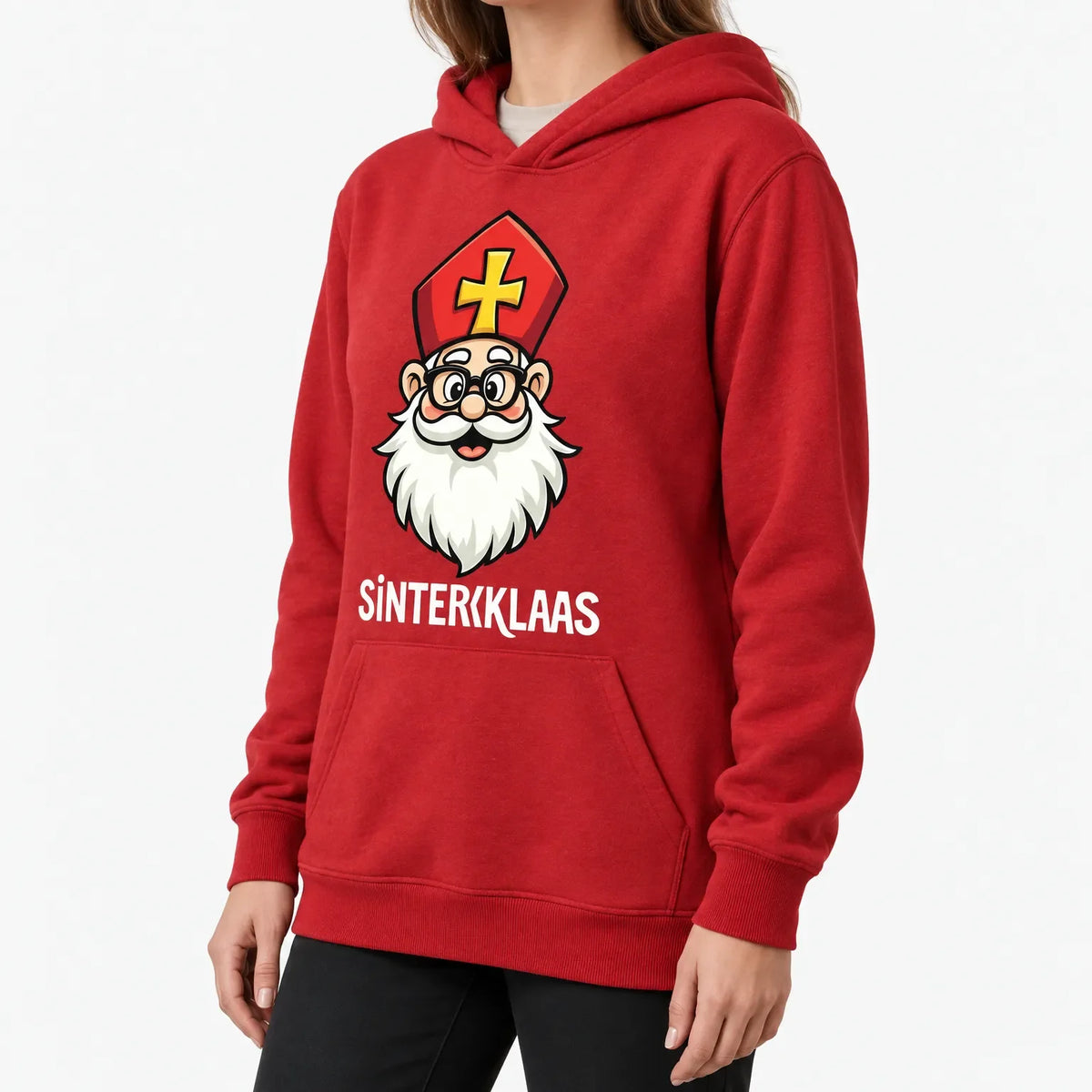 Sinterklaas Hoodie Met Feestelijke Print - Klaasina
