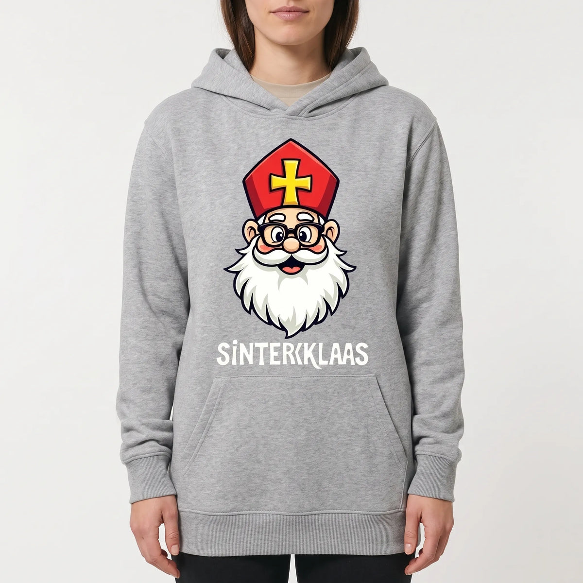 Sinterklaas Hoodie Met Feestelijke Print - Klaasina