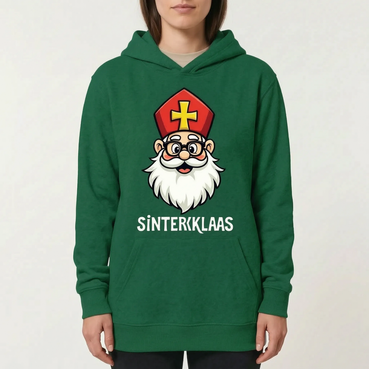 Sinterklaas Hoodie Met Feestelijke Print - Klaasina
