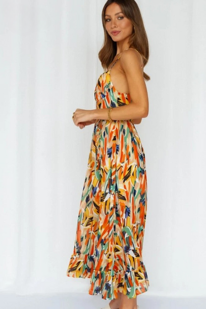 Mouwloze Zomerjurk met Print – Isla