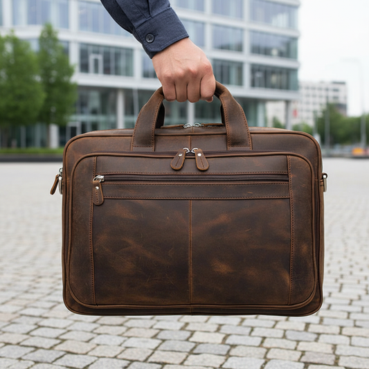Skórzana Torba Na Laptopa - TechBag