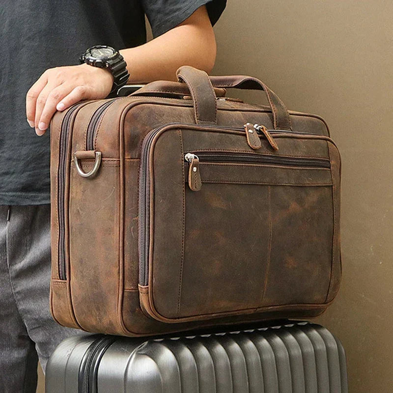 Skórzana Torba Na Laptopa - TechBag