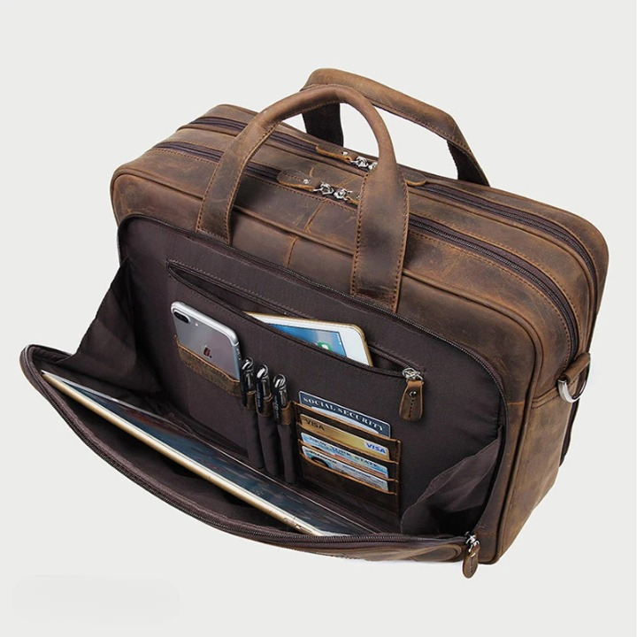Skórzana Torba Na Laptopa - TechBag