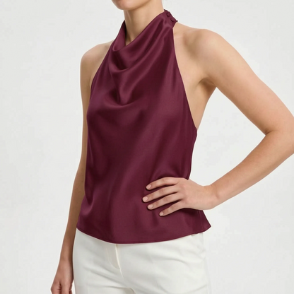 Sleeveless Halter Top -  Sandra