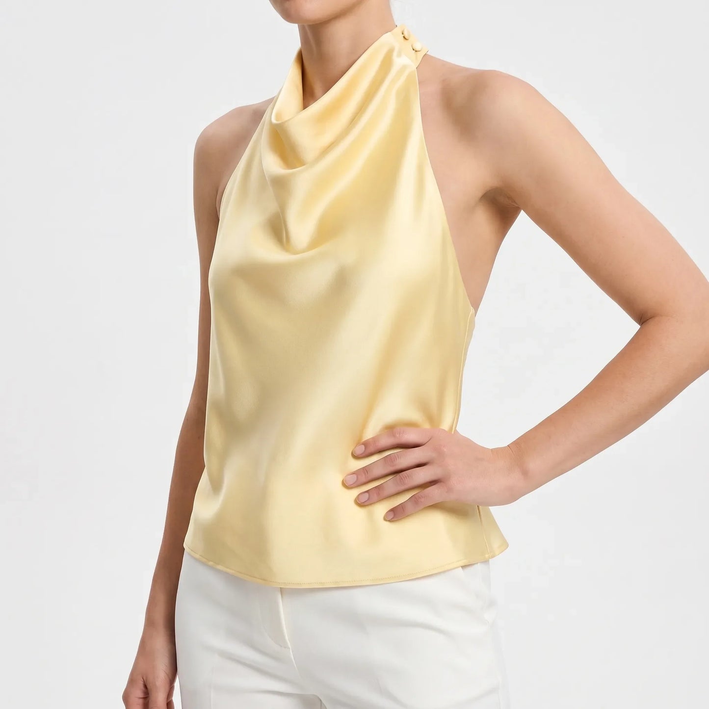 Sleeveless Halter Top -  Sandra