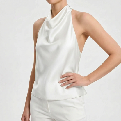 Sleeveless Halter Top -  Sandra