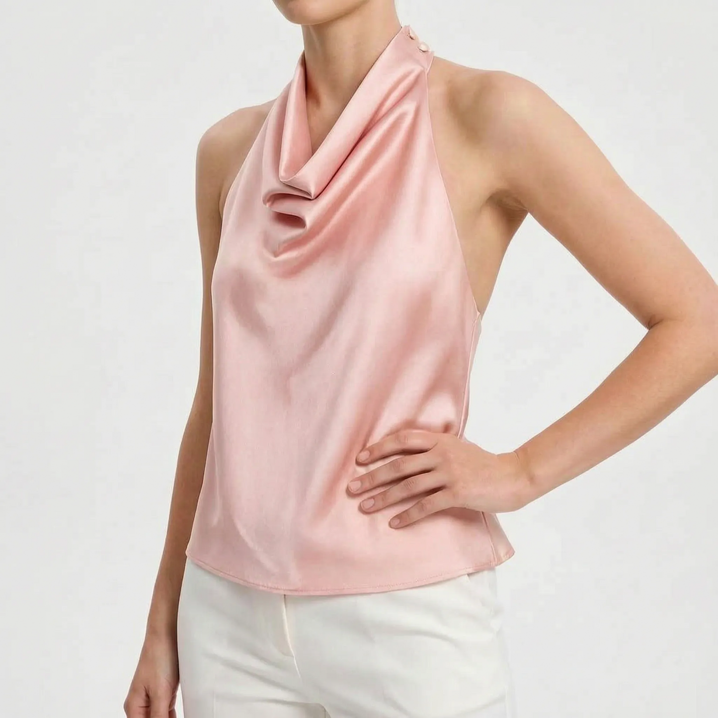 Sleeveless Halter Top -  Sandra