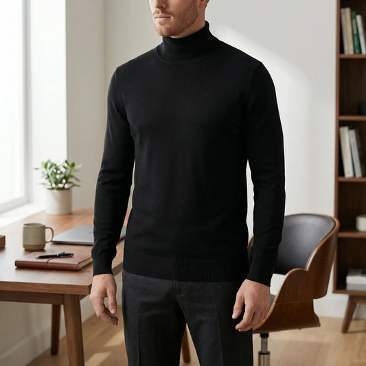 Slim-Fit-Rollkragenpullover - Friedrich