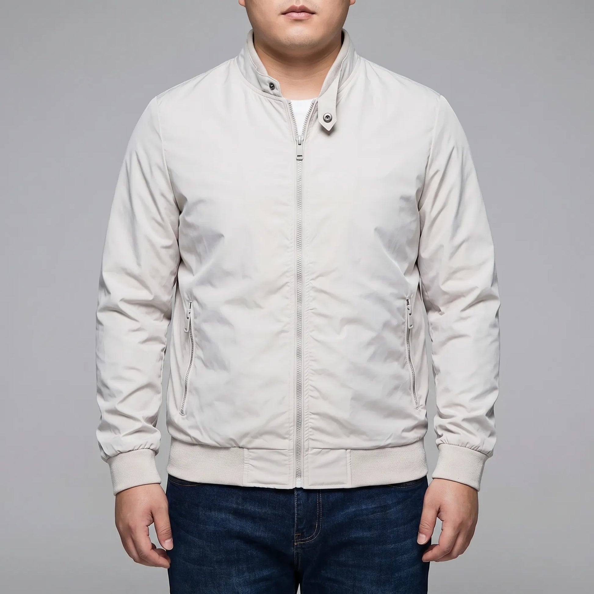 Slim Bomber Jacket For Men - Brad
