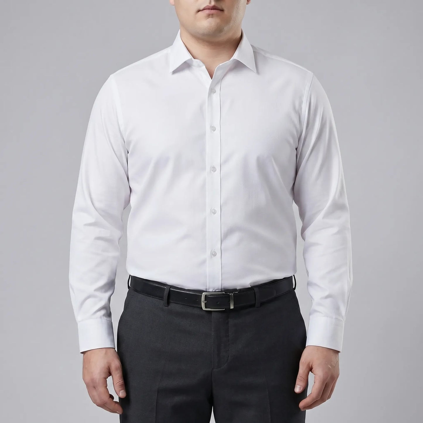 Slim Fit Long Sleeve Dress Shirt - Percy