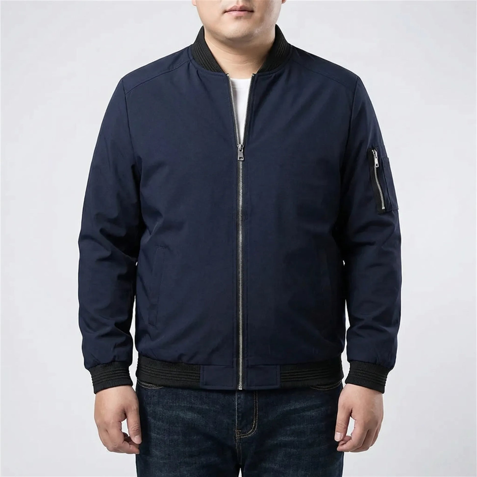 Slim Fit Men's Bomber Jacket - Louis