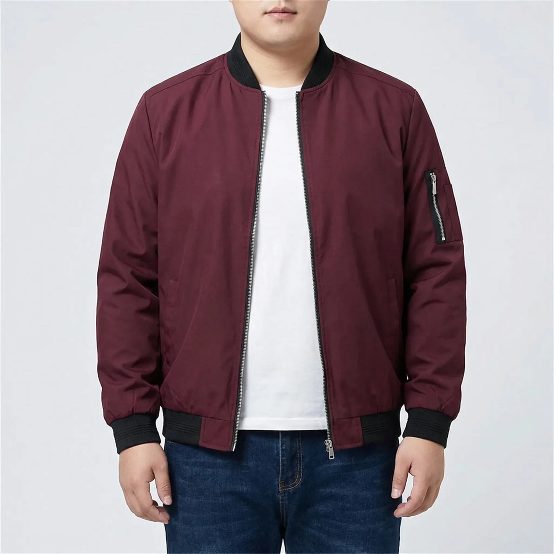 Slim Fit Men's Bomber Jacket - Louis