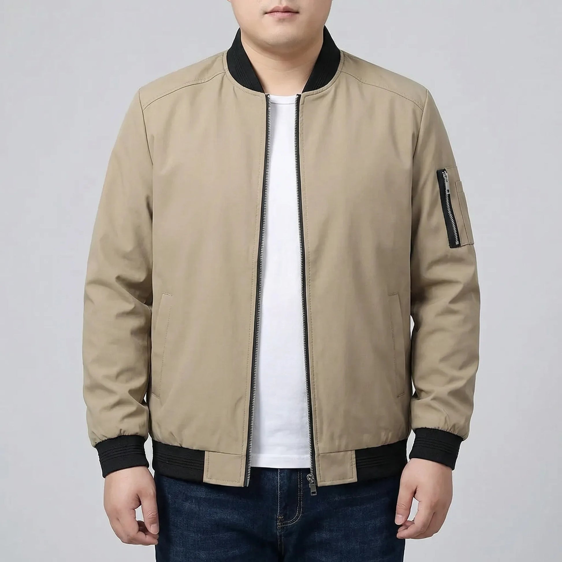 Slim Fit Men's Bomber Jacket - Louis