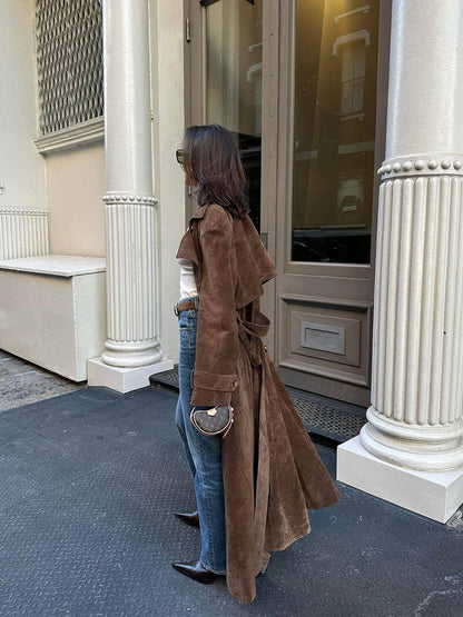 Faux Suede Winterjas voor Dames - Sorina
