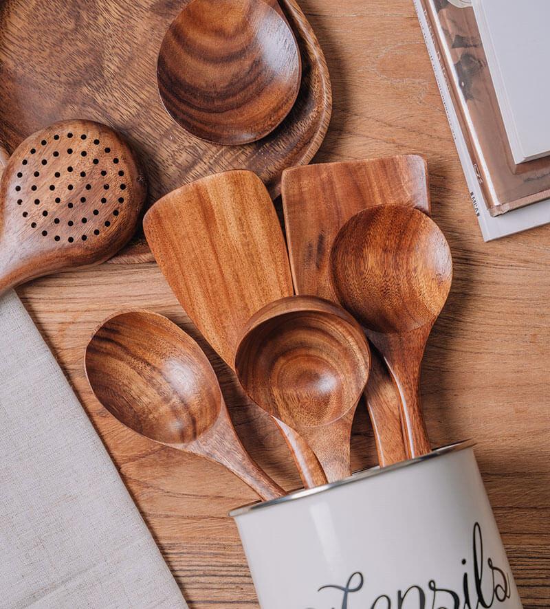 Natuurlijke Houten Keukenset - RustiCook