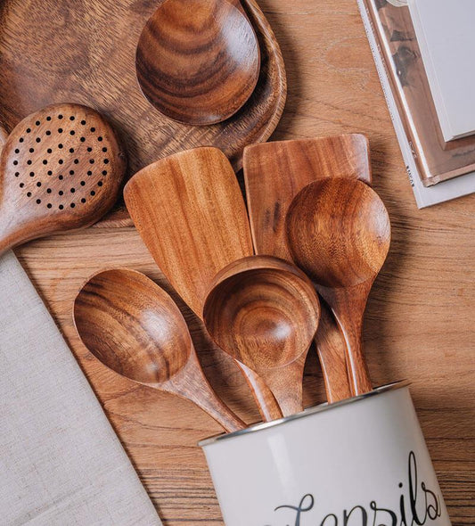 Natuurlijke Houten Keukenset - RustiCook