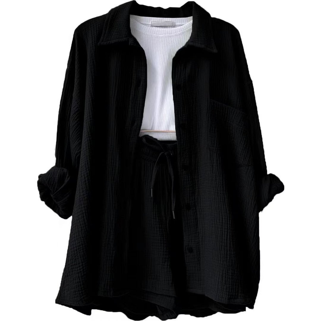 Trendy Katoenen Zomerset Dames – Faylin