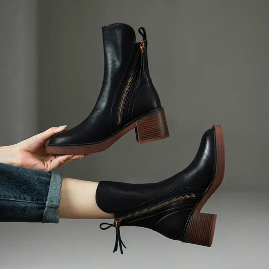 Stiefelette Mit Reißverschluss - Lea