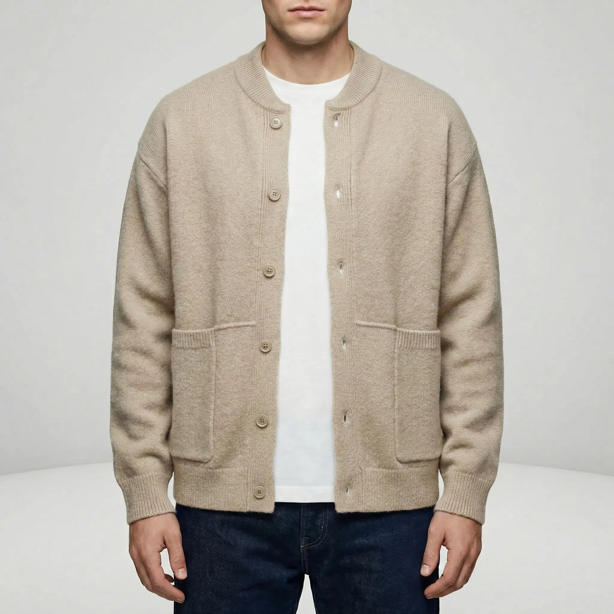 Strickjacke Mit Knopfleiste - Tristan