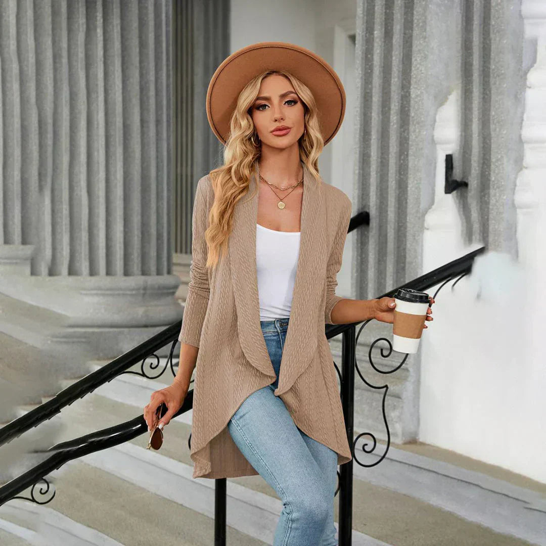 Strickjacke Mit Offener Front - Brigitte