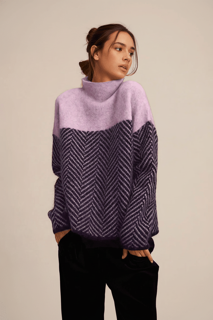 Strickpullover Mit Stehkragen - Felina
