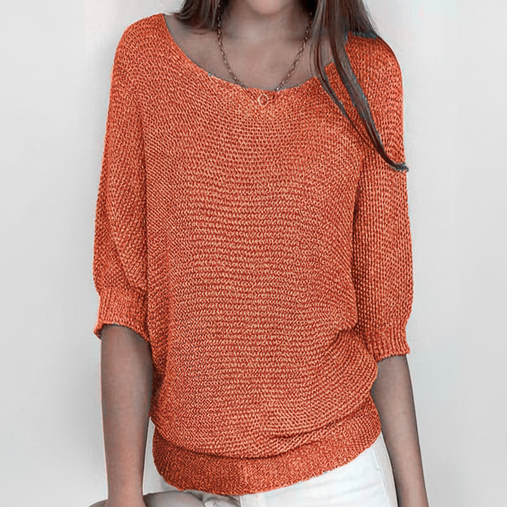 Strickpullover Mit Fledermausärmeln - Gabriele