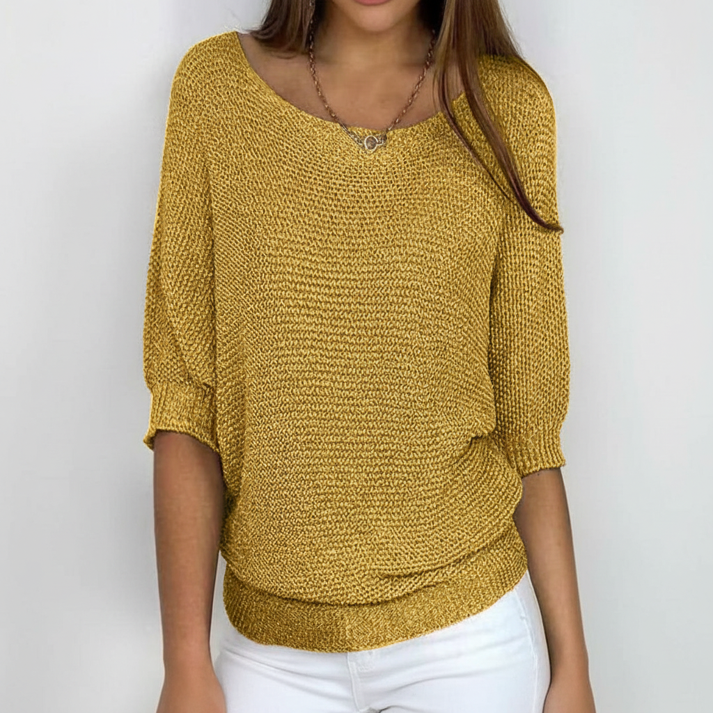 Strickpullover Mit Fledermausärmeln - Gabriele