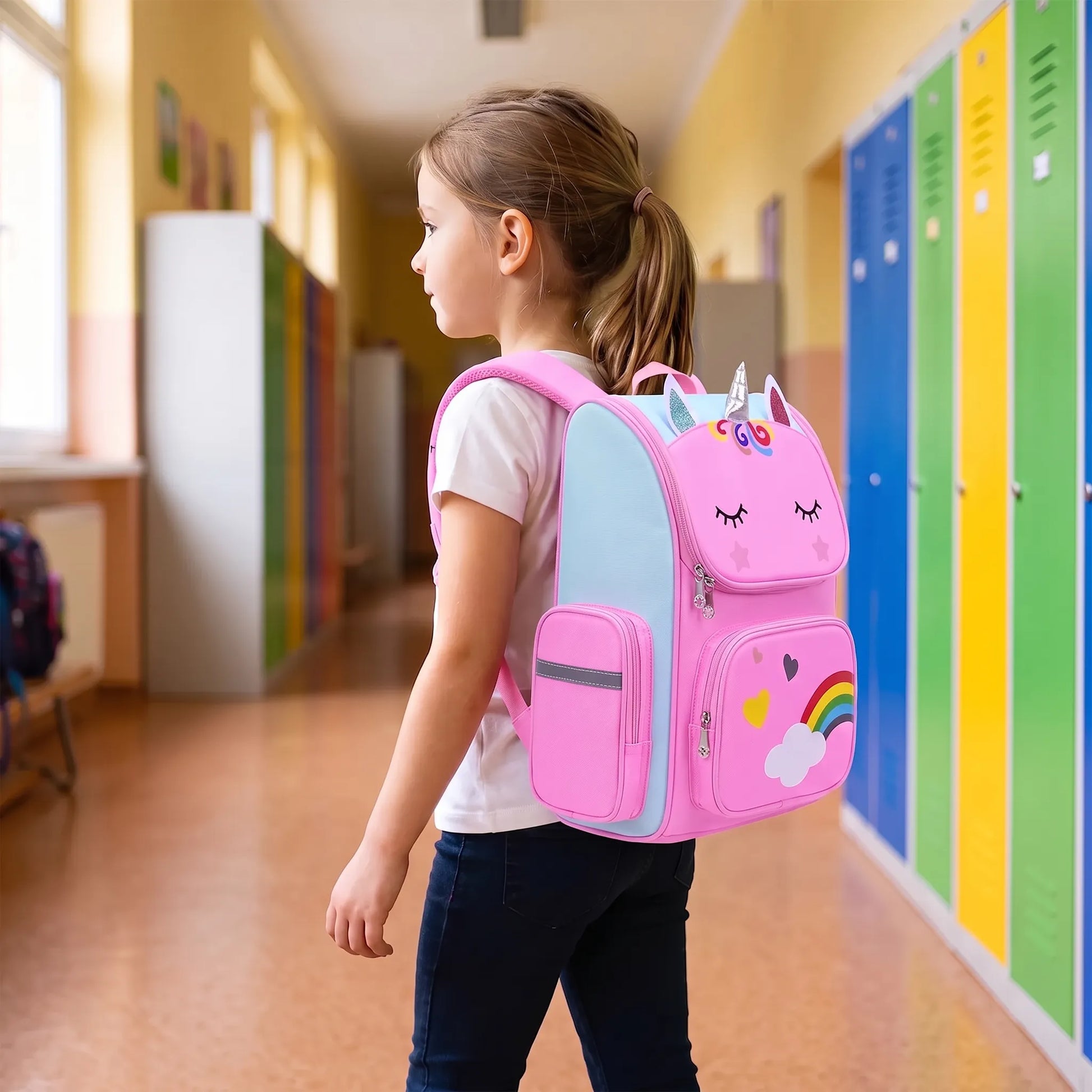 Structured Cartoon Character School Rucksack - Novora
