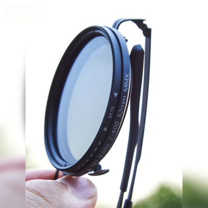 Handgemaakte zonnebril met verstelbare lensdemping en UV-filter - OptiShade Pro ND9