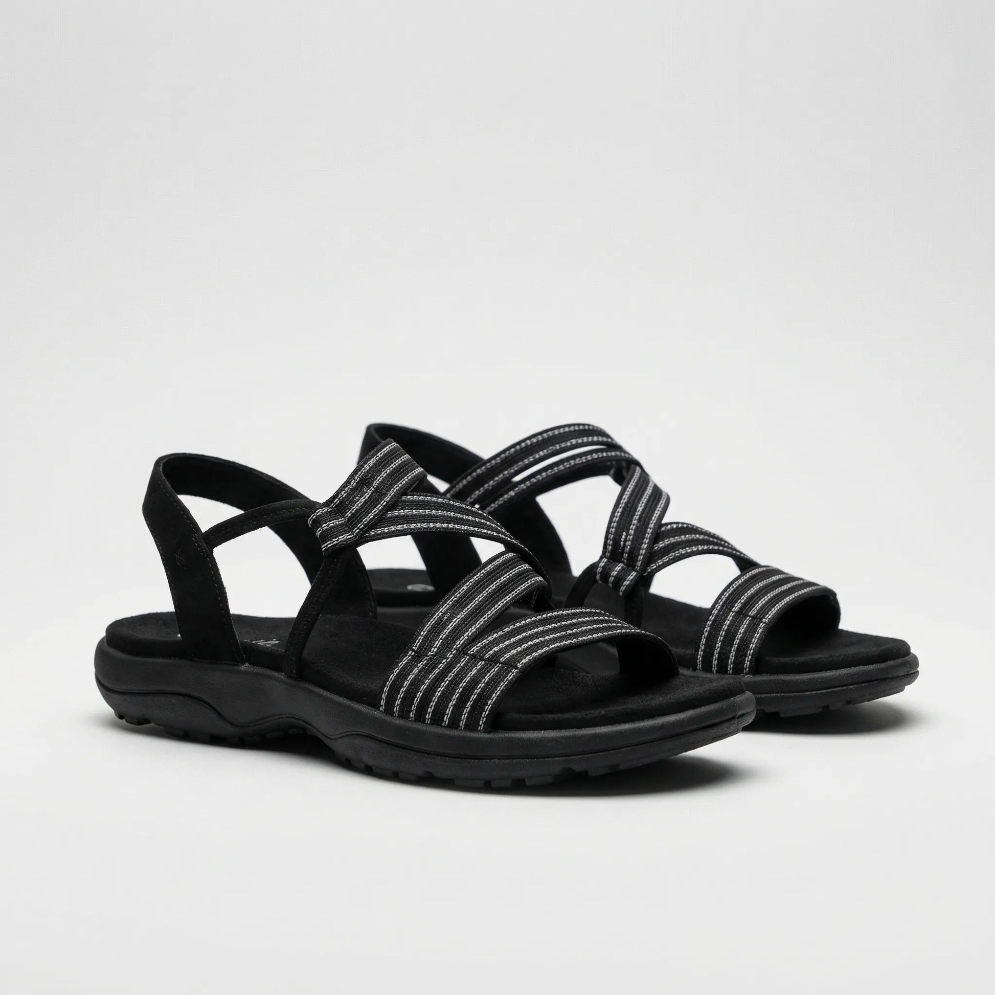 Supportive Strappy Flat Sandal - Elizabeth