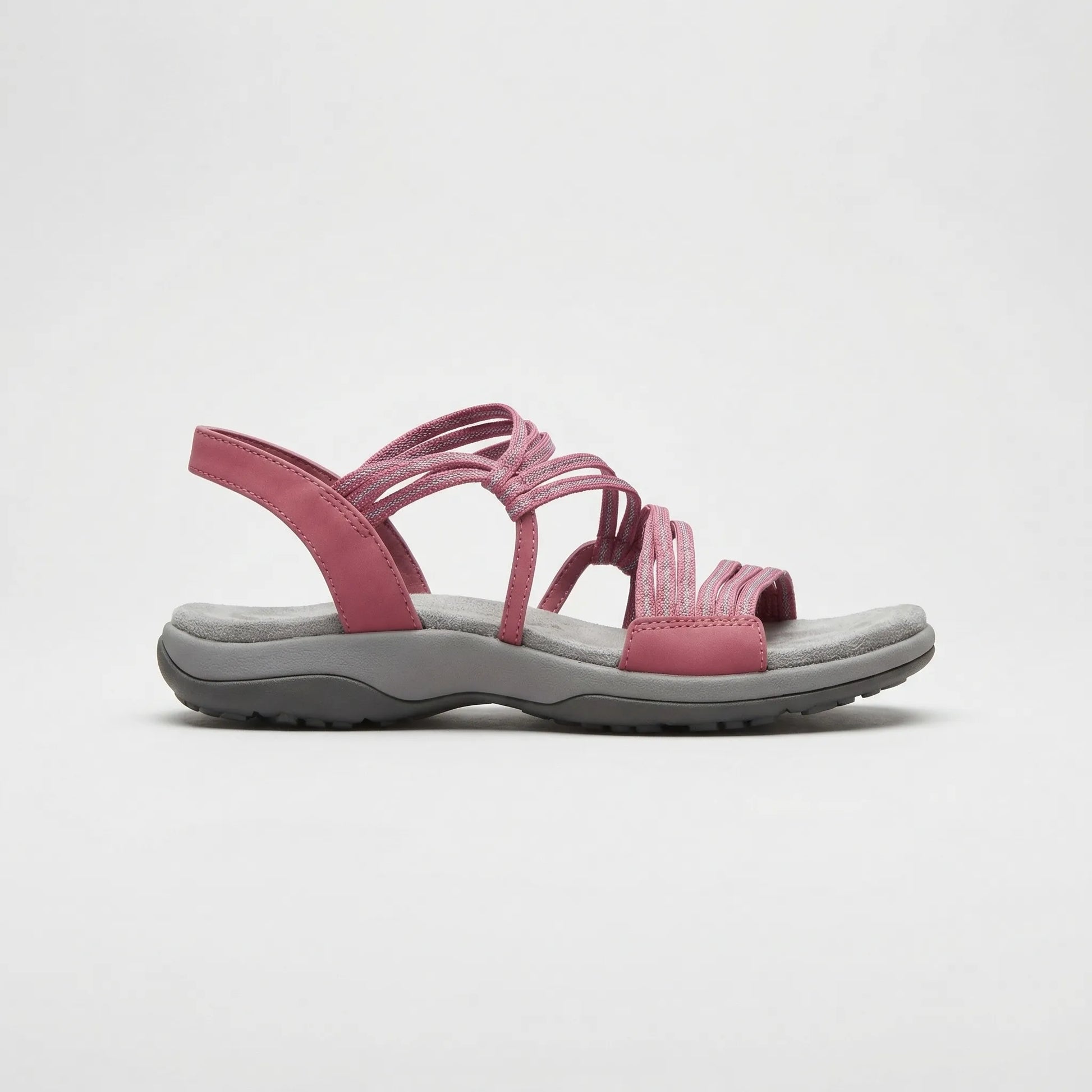Supportive Strappy Flat Sandal - Elizabeth