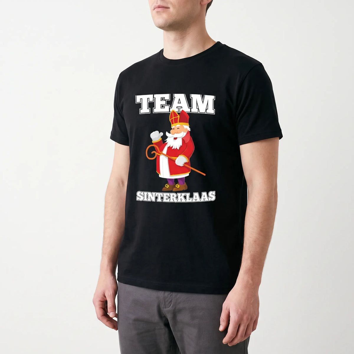 T-Shirt Heren Met Sinterklaas Opdruk - SintTee