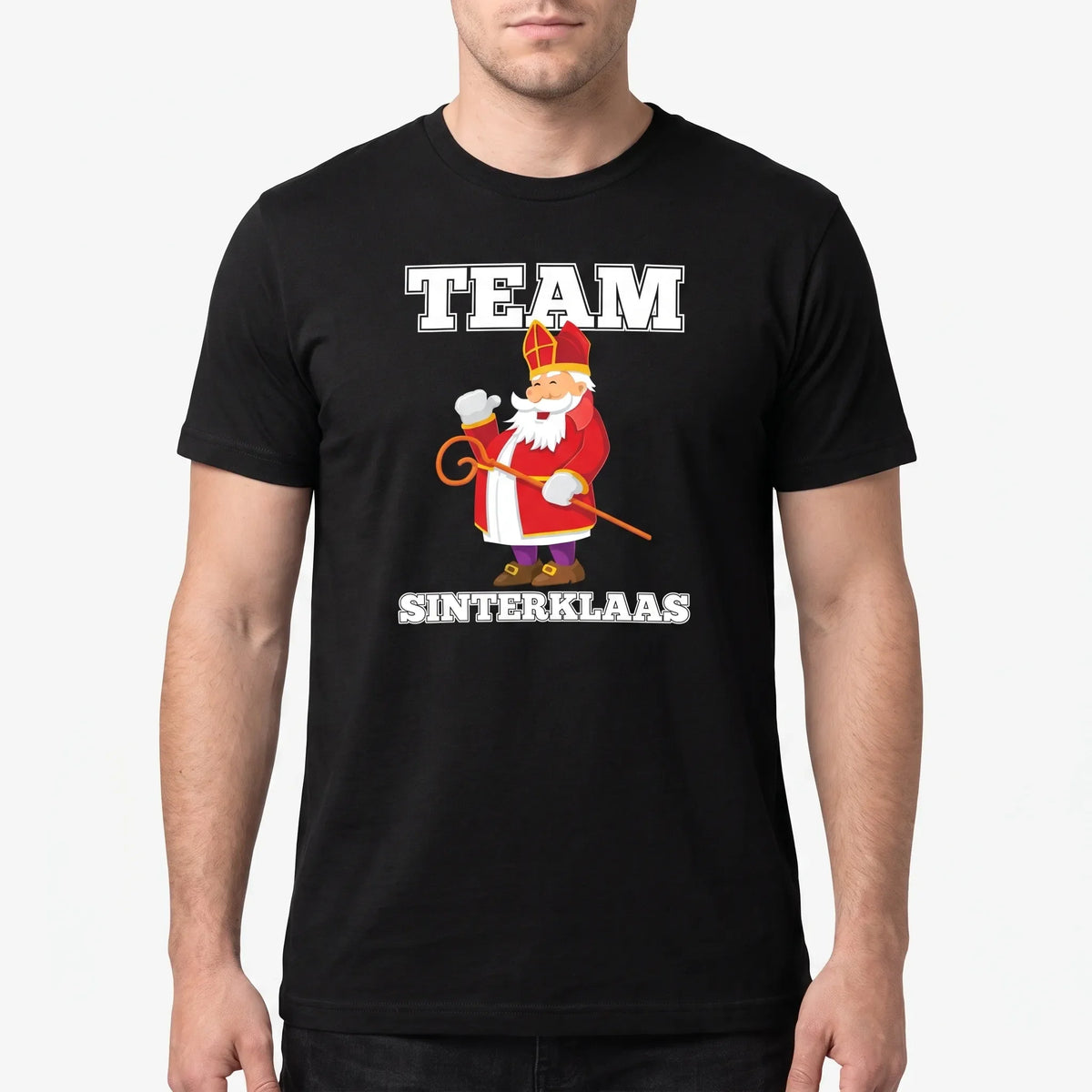 T-Shirt Heren Met Sinterklaas Opdruk - SintTee