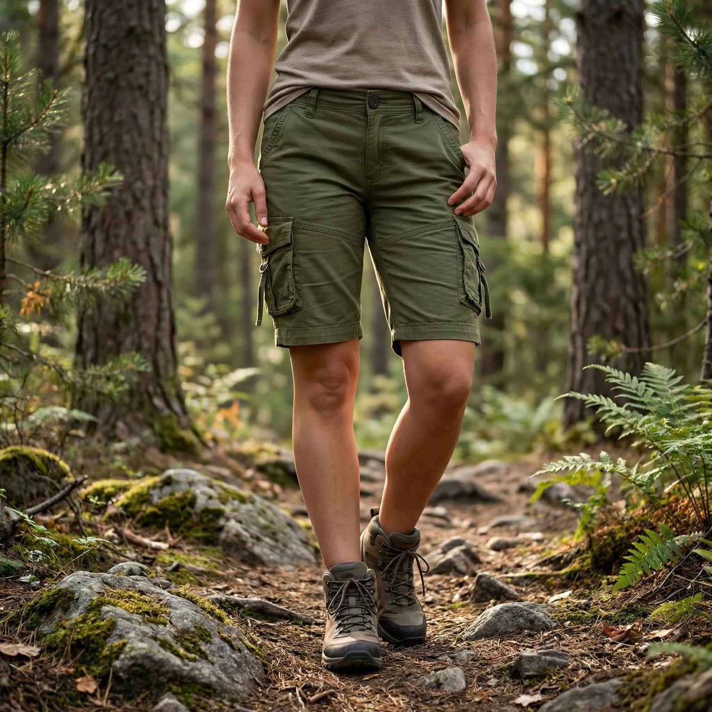 Taschenbetonte Outdoorshorts - Maira