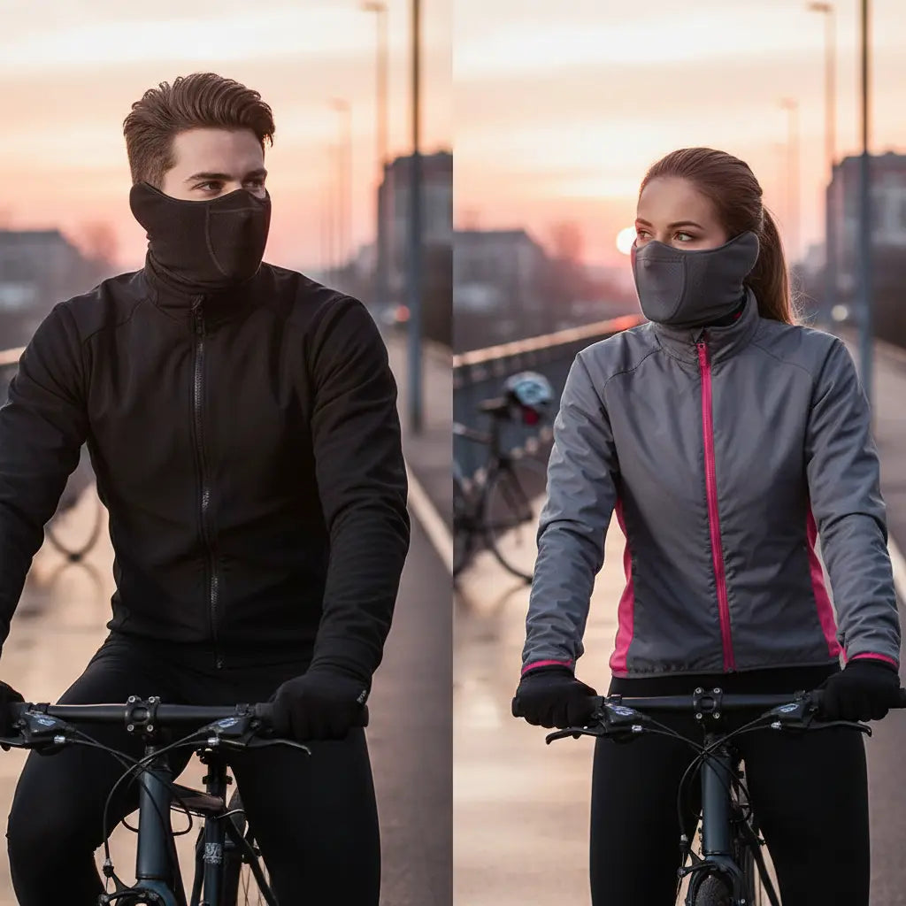 Thermische Hals Gezichtsmasker van Fleece - ThermaShield